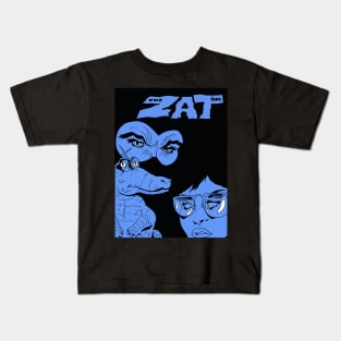 The Zat: Black and Blue Kids T-Shirt